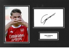 Viktor Gyokeres Signed 12x8