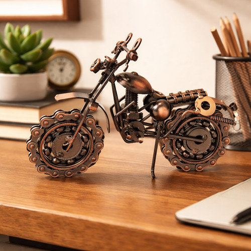 Hand made motocross sculpture - hand,