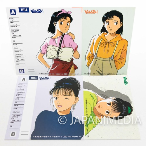 Yawara cassette index card - yawara,