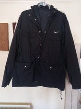 NIKE Men's Athletic Dept AD Mens Warm Dual Layer Black Coat XL