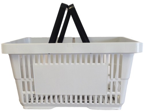 Handle grey plastic shopping - 2,
