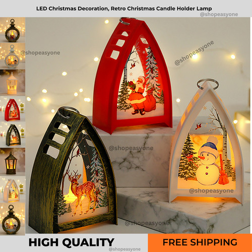 Christmas lantern light led - christmas,