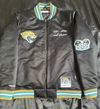 Mitchell & Ness Jacksonville Jaguars Heavyweight Sateen Jacket