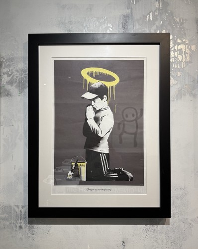 Banksy forgive our - “forgive,