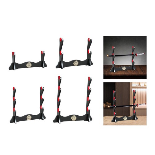 Wooden samurai sword stand - samurai,