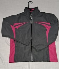 Dunlop Track Jacket M Gray Active Athletic Leisure Lightweight Outdoor Sport 