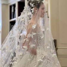 Wedding Veil Long Pearl