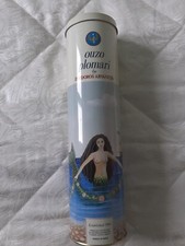 Greek Ouzo Plomari Tin (empty) Originally held 1 litre Bottle
