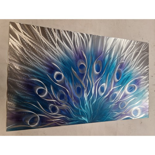 Modern abstract metal wall