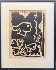 Lithograph George Braque Rene Char The Sun Of Waters