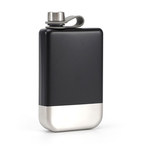 Stainless steel 9oz pocket hip - steel,