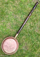 Vintage copper bed warmer - copper,
