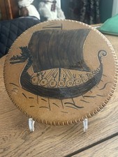Viking Ceramic Plate Unusual