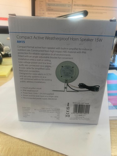 15w active horn speaker ip66 - horn,