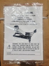 Low Profile Floor Jack, 1.5 Ton Aluminum and Steel Racing Jack