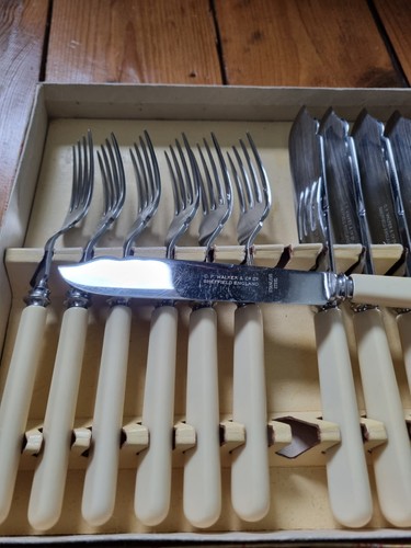 Vintage fish cutlery set - vintage,