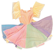 Vintage 70s Colorful Square