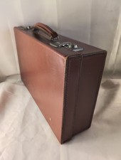 Small Vintage Leather Suitcase