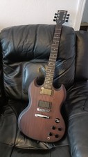 Gibson SGJ Tribute USA 2013 faded brown IMMACULATE CONDITION & Gibson USA Gigbag