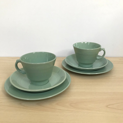 Woods ware beryl - tea, trio