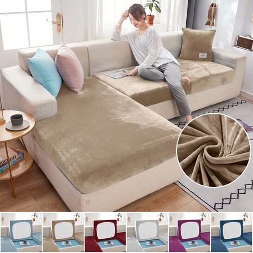 Stretch velvet sofa - stretch,