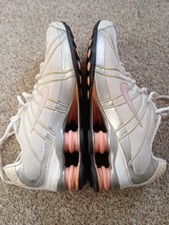 Used Nike Shox UK Size 7 White/pink 