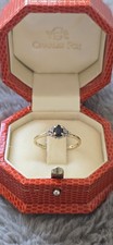 Sapphire And Diamond Ring