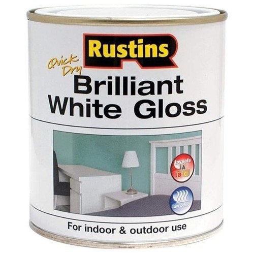Rustins brilliant white - brilliant, gloss