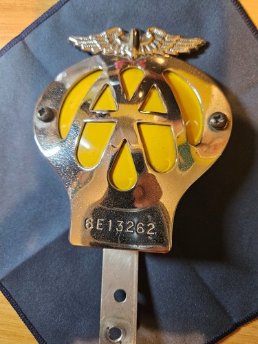 Vintage car badge serial - aa,