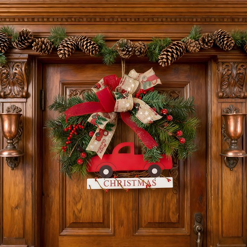 Merry christmas swag arch - merry,