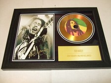 BOB MARLEY   LIMITED EDITION SIGNED   AUTOGRAPH 43 FRAMED A4