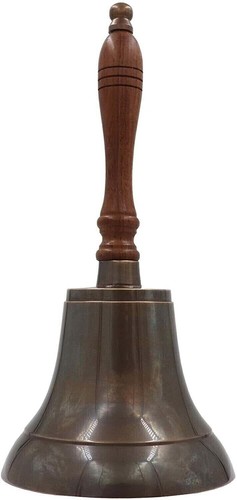 Solid brass hand bell - solid,