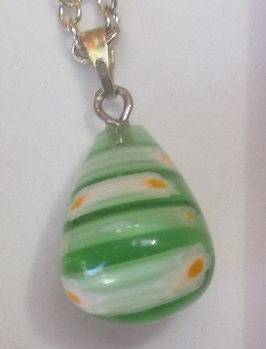 Agate egg pendants glass - egg,