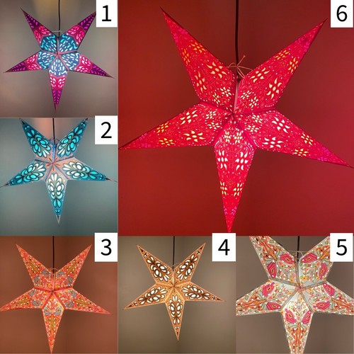 Star paper light shade lantern - star,