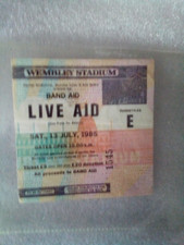 Live Aid ticket 13 July 1985