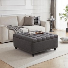 Large Square Storage Ottoman