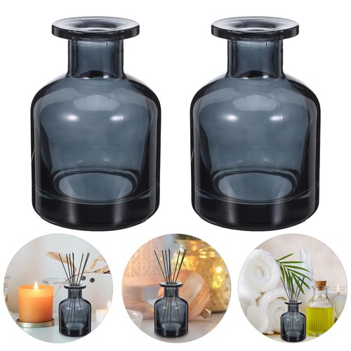 Brown glass aroma diffuser - brown,