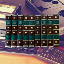 9 x Library Book Style Empty