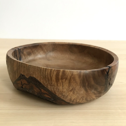 Hand turned wooden - wooden, black