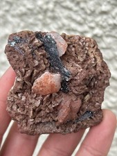 Hematite stained calcites with - hematite,