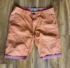 Tokyo Laundry orange Cotton Chino Shorts  Size XL Good Condition
