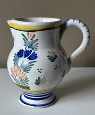 Vintage French Hand Painted Henriot Quimper Jug/Pitcher H15.5cm Collectable