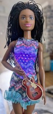 BARBIE BIG CITY DREAMS BROOKLYN DOLL LIGHT UP SINGS NO ACCESSORIES  GUITAR ADDED