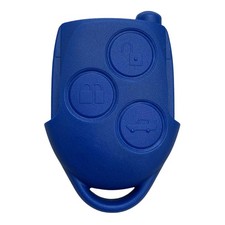 3 Button Blue Key Fob Case for