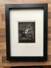 Peas Hill, Cambridge - 1920’s Framed Woodcut By John F. Greenwood