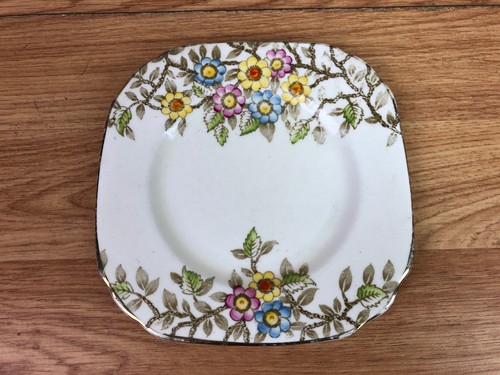 Delphine bone china square tea - china,