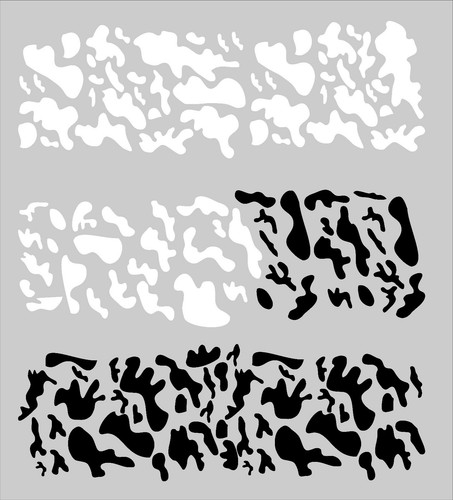 Cow camouflage vinyl decals - vinyl,