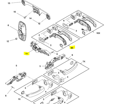 Genuine vauxhall vivaro rear - vauxhall,