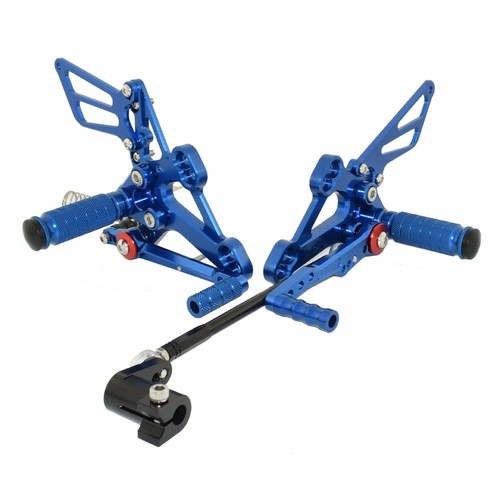 Blue adjustable rearset - adjustable,