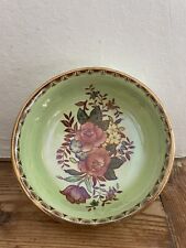 Vintage Maling Green Lustre Rosalind Footed Pedestal Bowl (12.5cm)